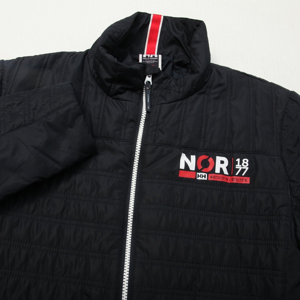 Helly Hansen Marstrand Jacket Men Medium Black Qu… - image 1